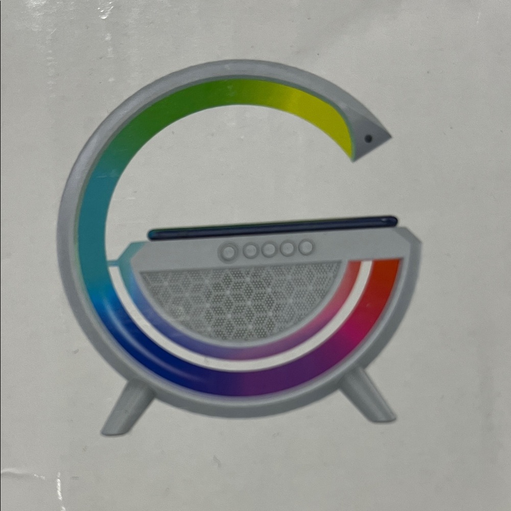 Wireless charger speaker sm-2301 Colorful Circular Speaker new